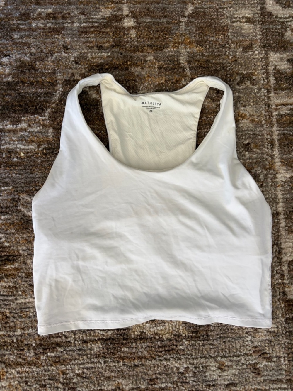 Athleta Workout tank in white size XS